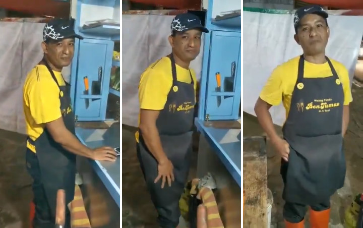 Penjual Nasi Goreng Ini Kebanjiran Pelanggan Usai Viral Jadi 'Kembaran' Anies Baswedan