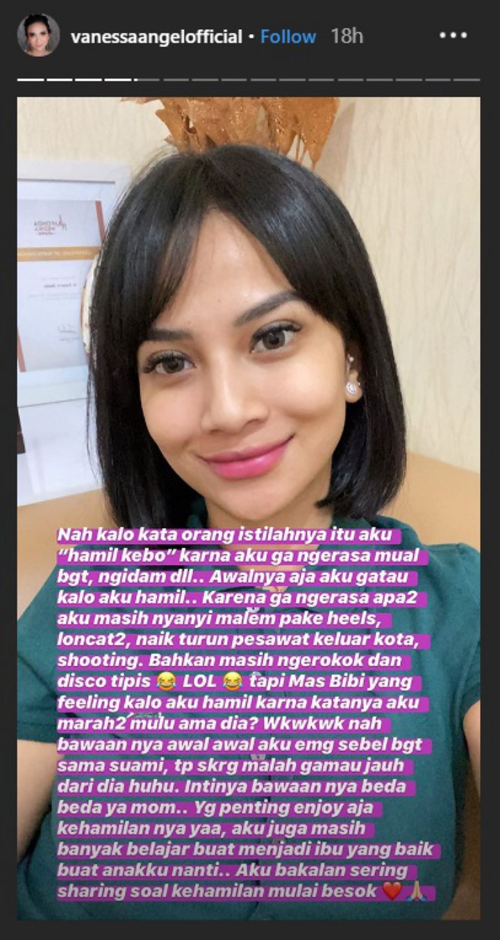 Sempat Tak Rasakan Hamil, Vanessa Angel Masih Disko dan Merokok