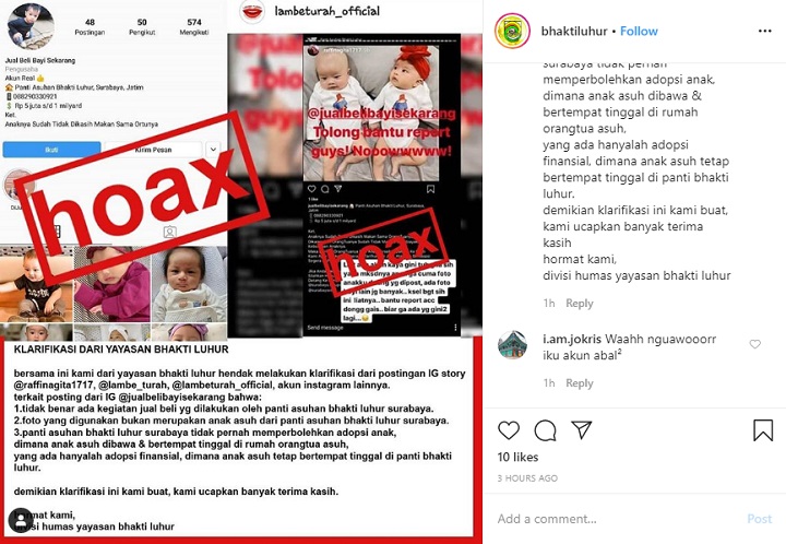 Panti Asuhan Bhakti Luhur Beri Klarifikasi Usai Viral Bayi Kembar Syahnaz Sadiqah Dijual