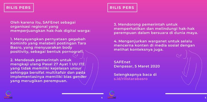 Fotonya Disebut Melanggar UU ITE, Tara Basro Posting Ini