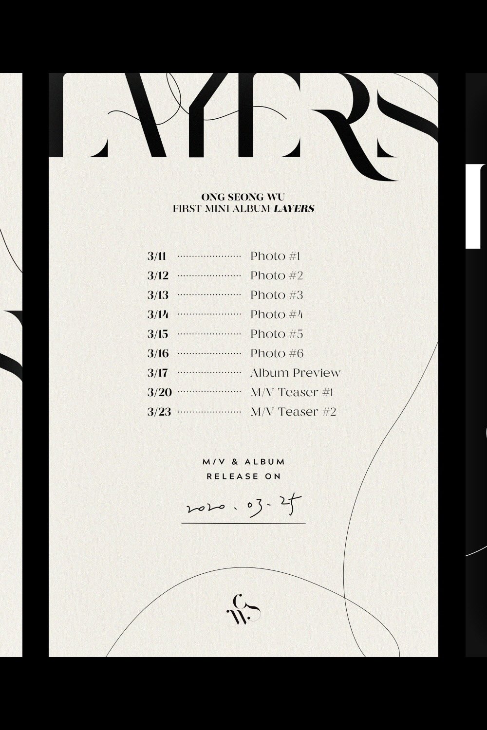 Ong Sung Woo Rilis Jadwal Perilisan Konten Album Comeback Solo \'LAYERS\'