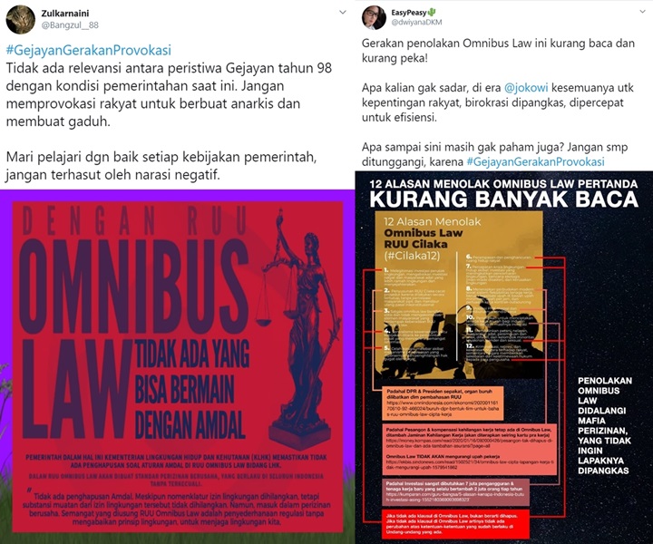 Saingi #GejayanMemanggiLagi, Tagar #GejayanGerakanProvokasi Bergema Tolak Aksi Massa-3