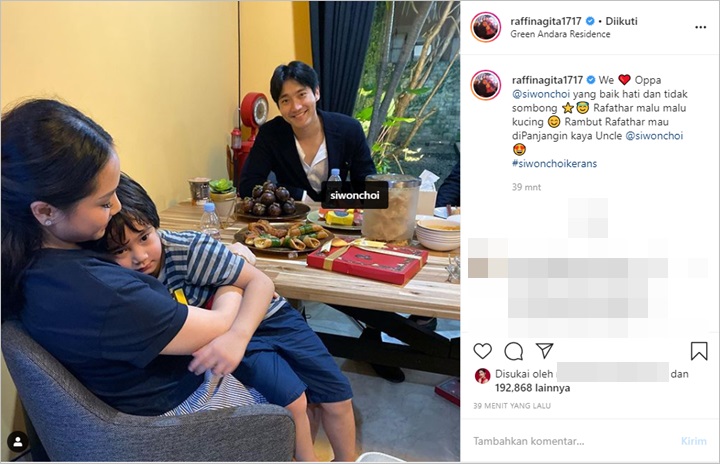 Raffi Ahmad Rafathar dan Siwon