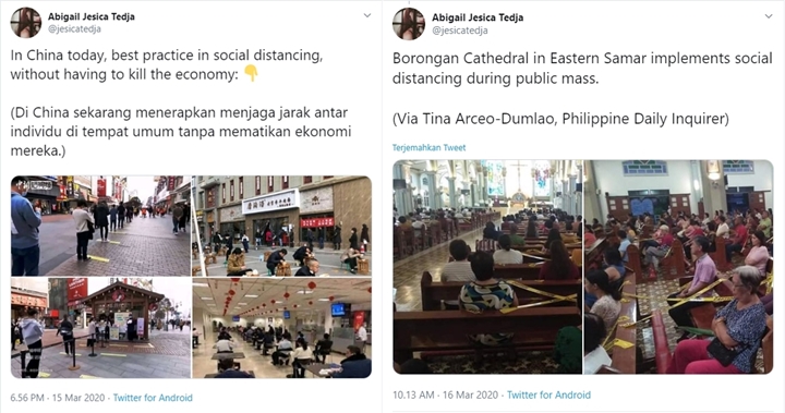 #GerakanSocialDistancing Jadi Trending, Potret Situasi di Tiongkok Curi Perhatian-3