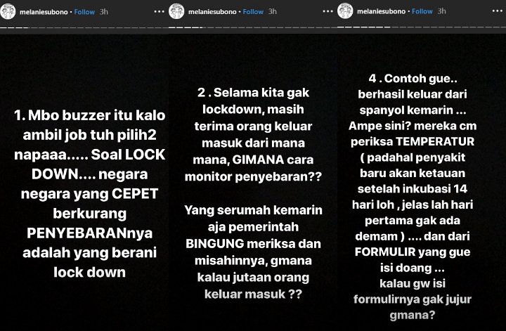 Melanie Subono Kritik Pemeriksaan kesehatan Di Bandara Indonesia Yang Tak Serius
