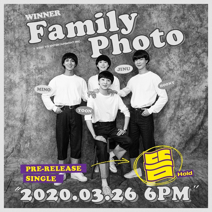 Winner Kocak Tampilkan Konsep \'Foto Keluarga Klasik Untuk Teaser Single Pra-release \'Hold\'