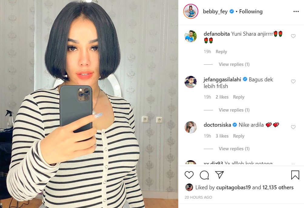 Bebby Fey Potong Rambut Untuk Buang Sial, Disebut Mirip Sederet Artis Ini