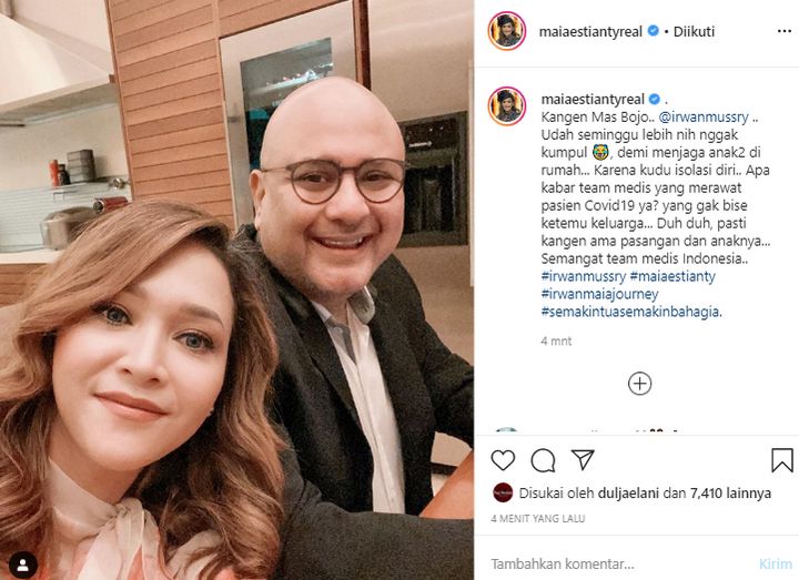 Maia Estianty Rindukan Suami