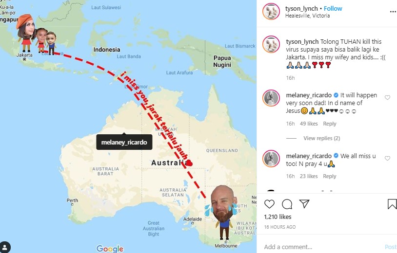 Melaney Ricardo Ungkap Bagaimana Kerinduan Sang Suami Terhadap Istri dan Anak-Anaknya