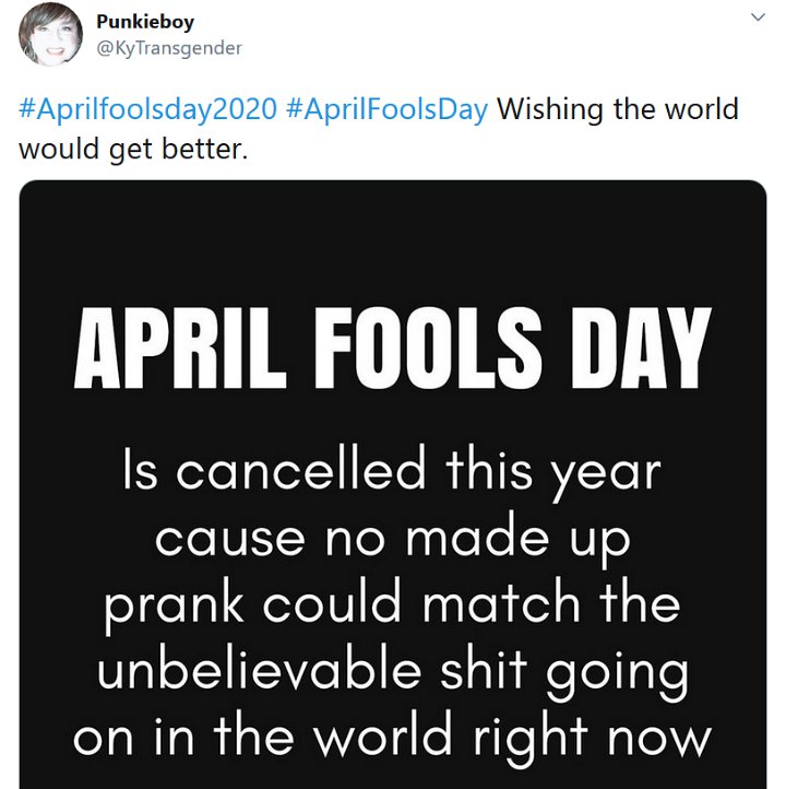 Trending Twitter April Mop