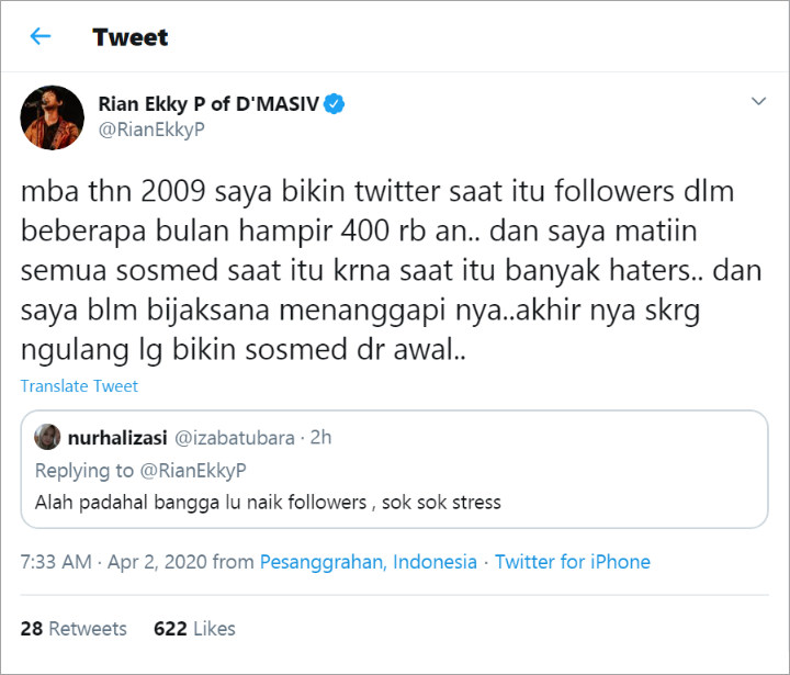 Jawaban Rian D\'Masiv Saat Dibilang Pansos Suho EXO Demi Naikkan Followers