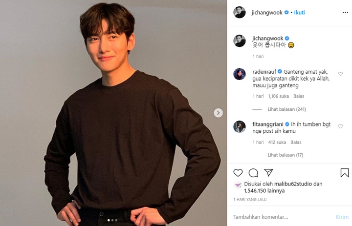 Raden Rauf Komentari Unggahan Ji Chang Wook Hingga Disorot Netter