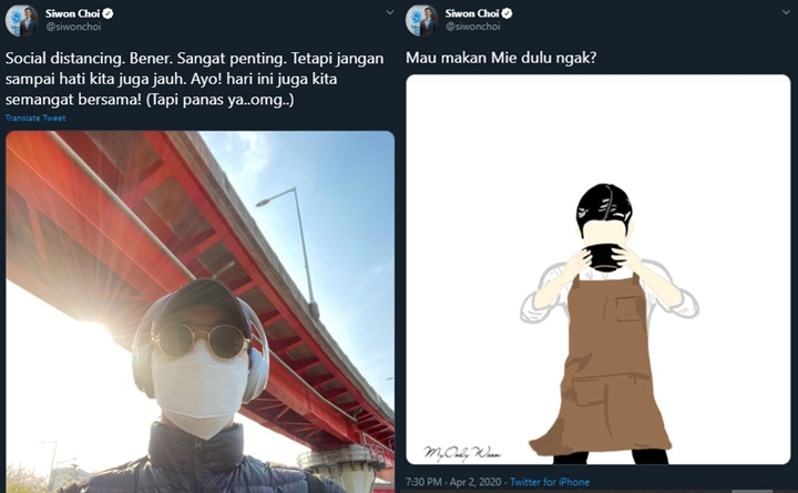 Choi Siwon Rajin Update Pakai Bahasa Indonesia, Dicurigai Punya Gebetan Cewek Lokal