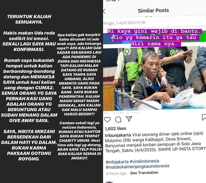 Nikita Mirzani Ngamuk Gara-Gara Rumahnya Dipenuhi Orang Minta Duit