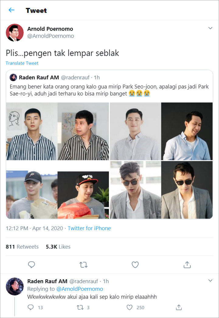 Raden Rauf vs Chef Arnold