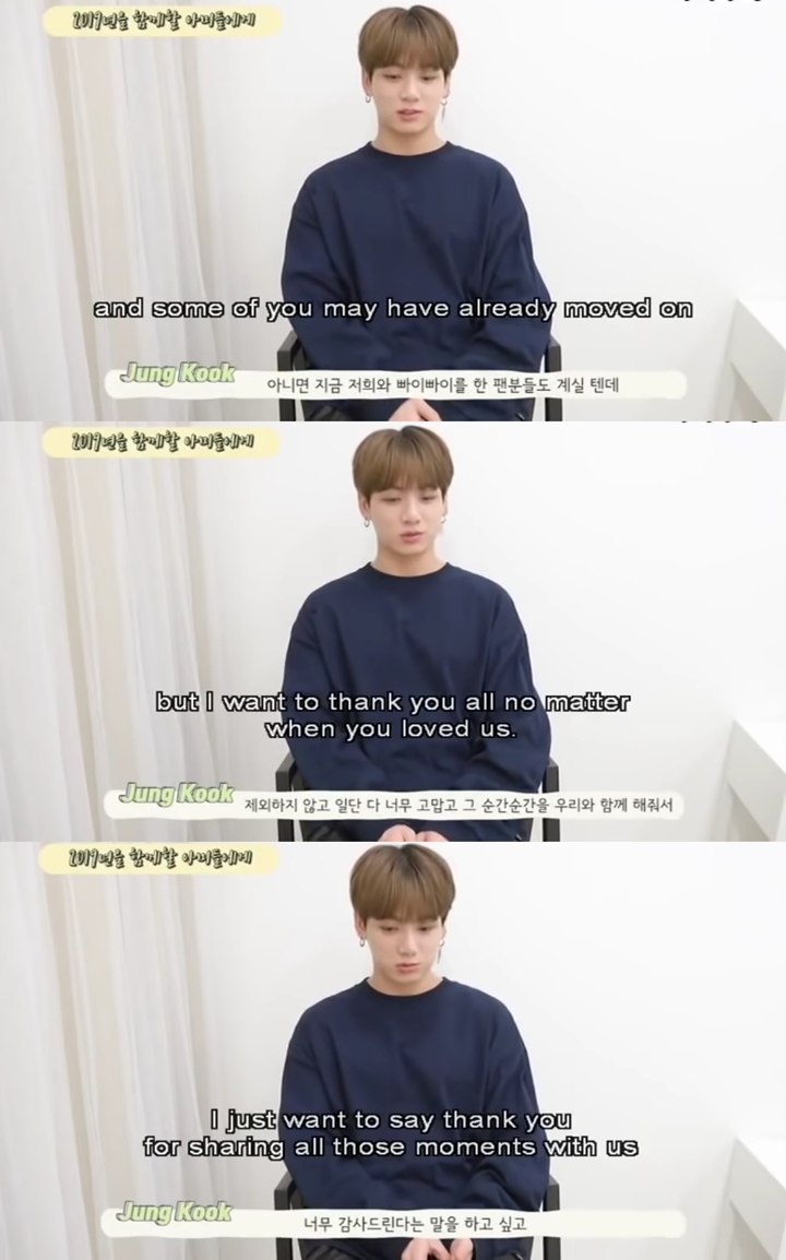 Pesan Jungkook BTS untuk Mantan ARMY Curi Perhatian Netizen