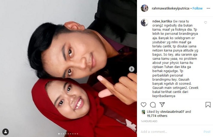 Posting Foto Bareng Cowok, Kekeyi Dinasihati Soal Atitude