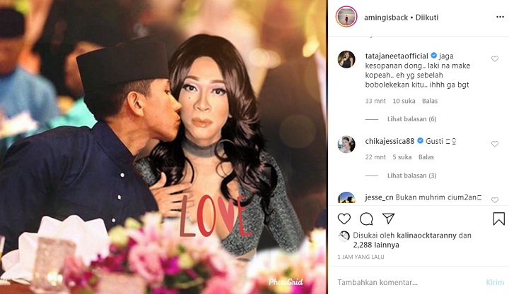 Aming Kembali Halu Pangeran Brunei, Reaksi Tata Janeeta \'Istri Hyun Bin\' Masih Sinis