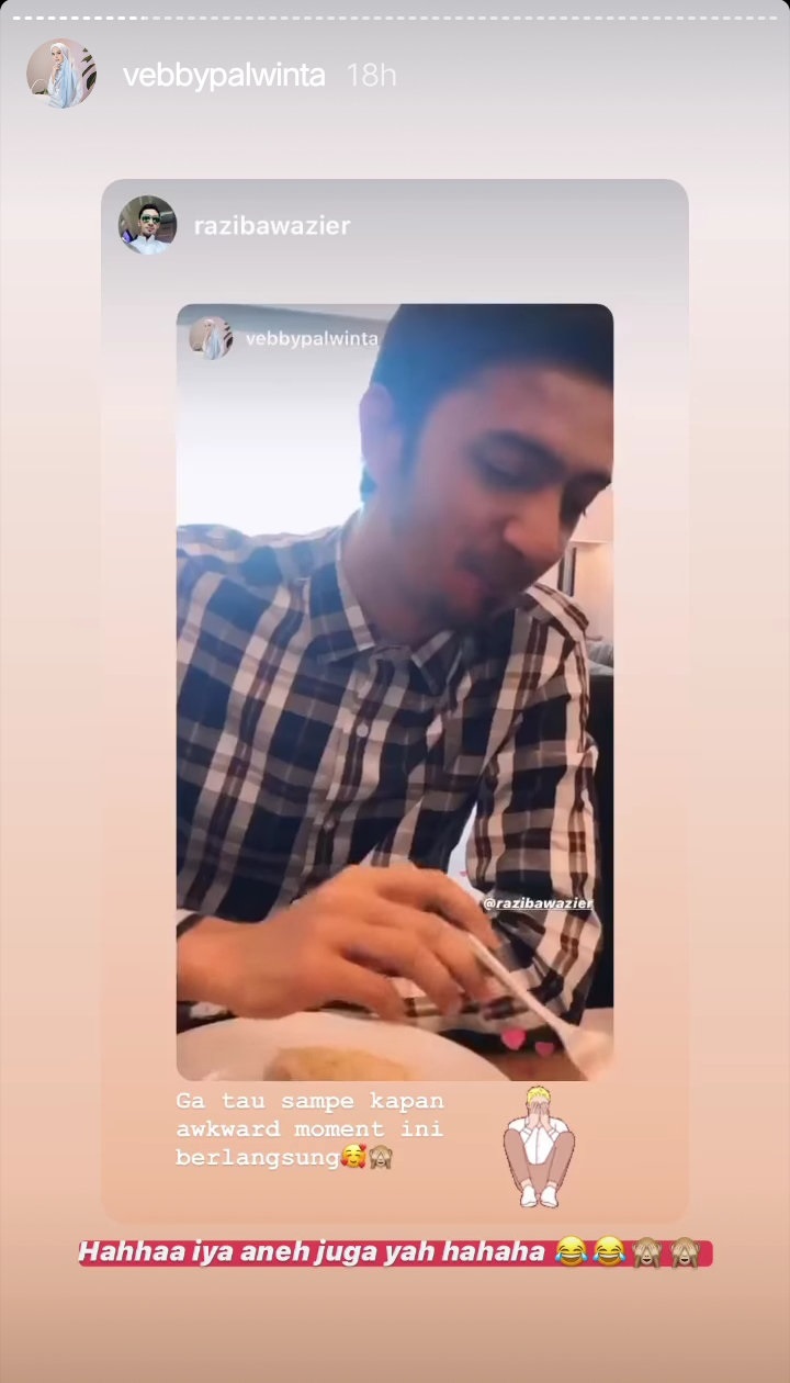 Jadi Pengantin Baru, Vebby Palwinta dan Razi Sama-Sama Canggung Sarapan Berdua