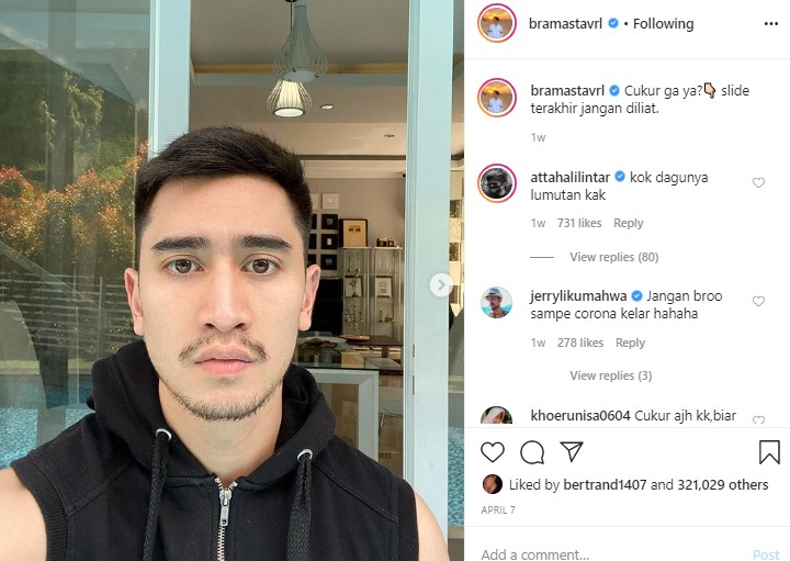 Penampilan Baru Verrell Bramasta Berjenggot Bikin Heboh, Ternyata Ini Alasannya