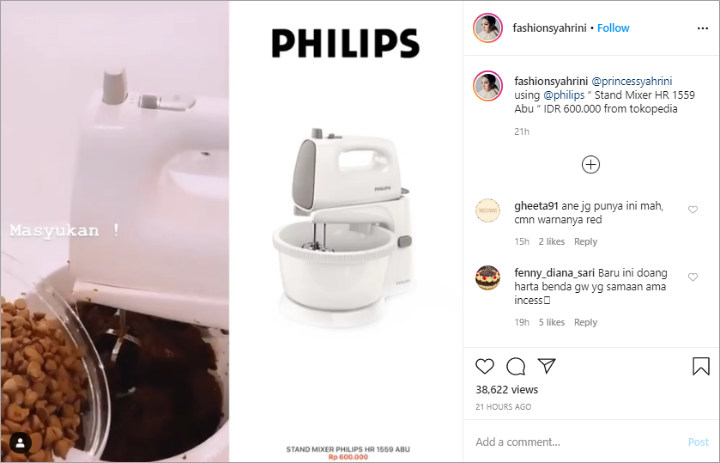 Terkuak Harga Mixer Syahrini Bikin Netizen Sombong: Punyaku Lebih Mahal