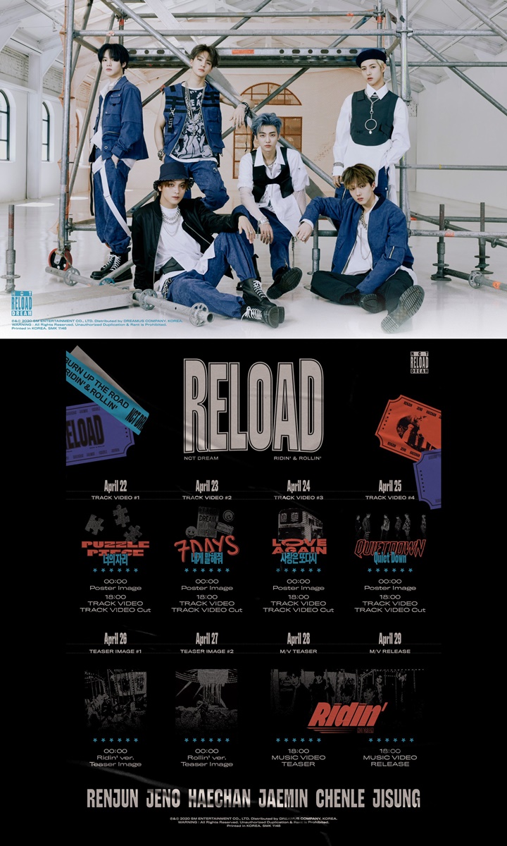 Bergaya Keren di Teaser Baru, NCT Dream Rilis \'Reload\' Crew Video dan Jadwal Konten Comeback
