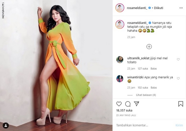 Rosa Meldianti Pamer Paha Mulus Justru Dikira Tak Pakai Celana Dalam