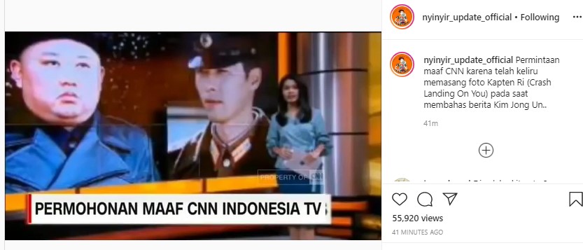 Program \'CNN Indonesia\' Minta Maaf Usai Salah Pasang Foto Saat Beritakan Kim Jong Un