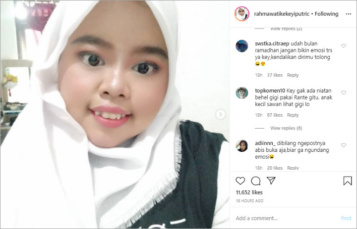 Sambut Ramadan Dengan Minta Maaf, Postingan Kekeyi Malah Disebut Bikin Emosi