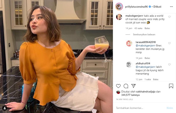 Prilly Latuconsina Disebut Cocok Jadi Pemeran Ji Sun Woo \'The World of The Married\'