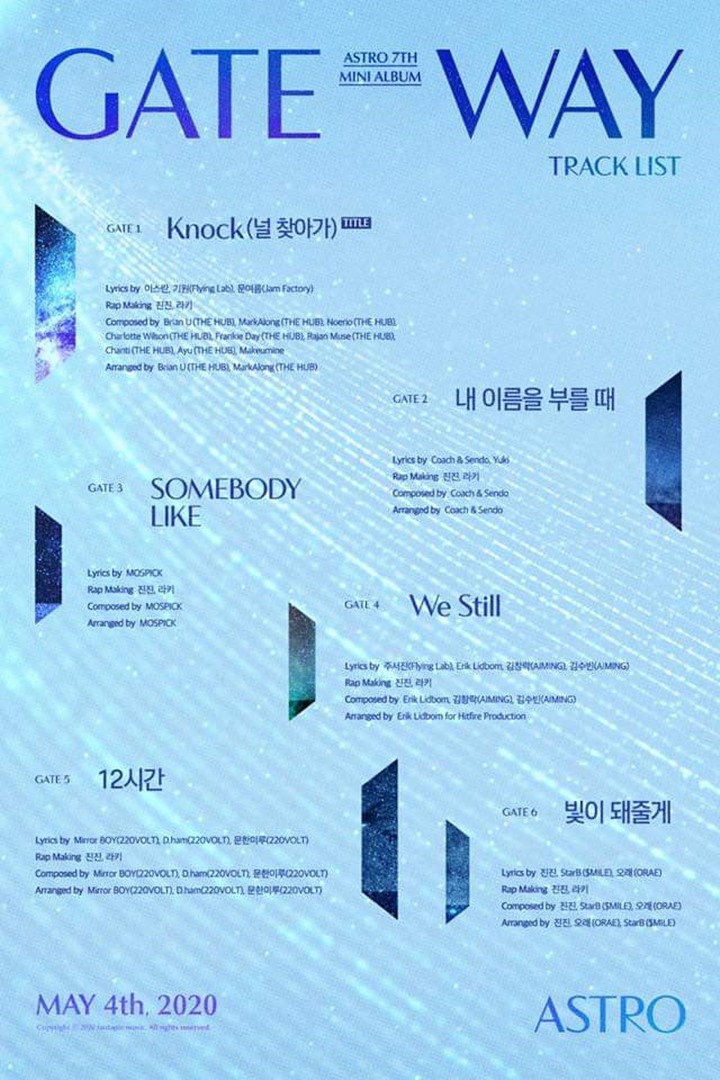 Jelang Comeback, ASTRO Rilis Tracklist Penuh Untuk Mini Album Ke-7 \'GATEAWAY\'