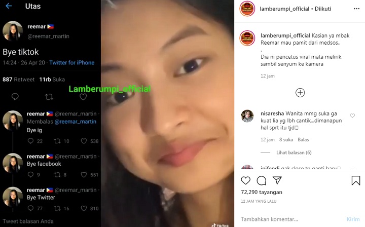 Reemar Artis TikTok Filipina Tutup Medsos Diduga Ulah Netizen Indo, Fans \'Balas Dendam\' Serang BTS