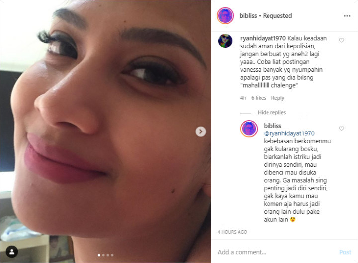 Vanessa Angel Disindir Kebanyakan Tingkah, Begini Balasan Menohok Bibi Ardiansyah