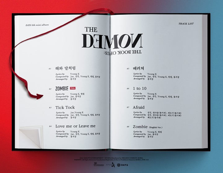 Dikonfirmasi Comeback, DAY6 Ungkap Tracklist Untuk Album Baru \'The Book Of Us: The Demon\'