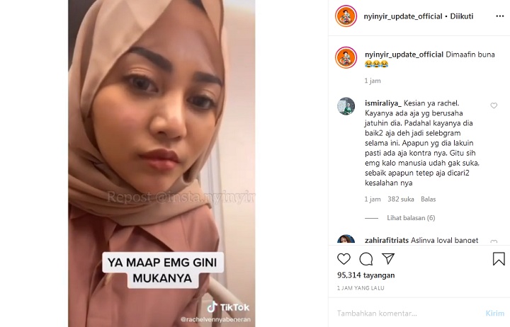 Rachel Vennya Jawab Tudingan Tak Ramah hingga Sombong, Tunjukkan Wajah \'Jutek\' Lewat TikTok