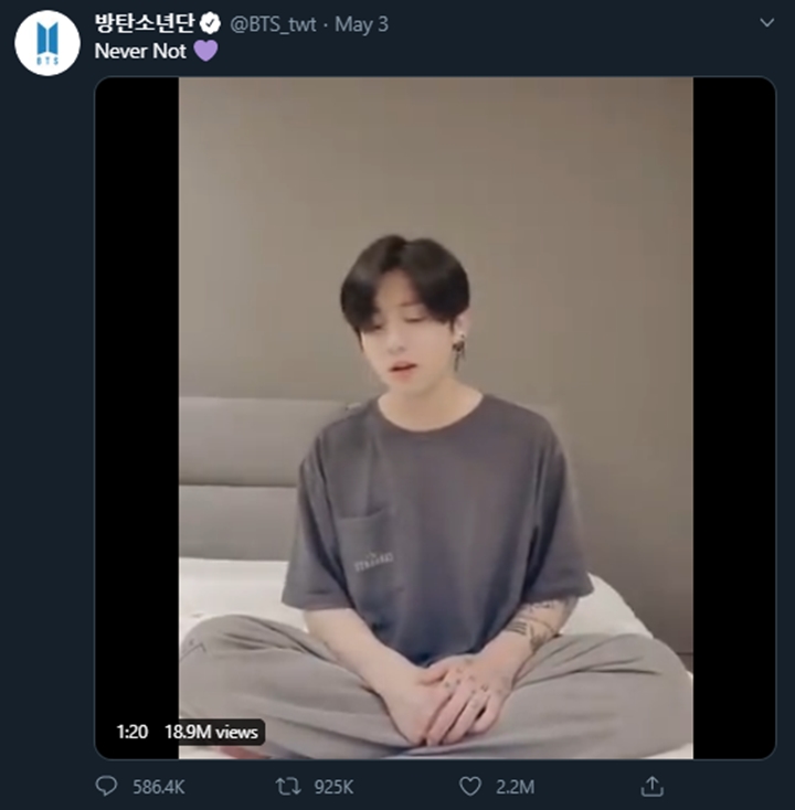 Jungkook BTS Cetak Rekor Sepanjang Sejarah Twitter dengan Video Cover Terbaru