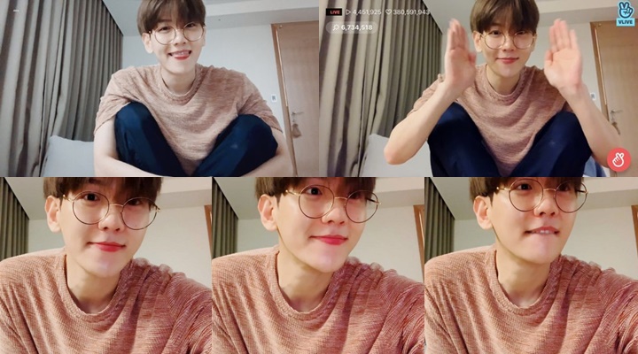 Tampang Baekhyun Saat Pakai Kacammata Bikin Netizen tak Percaya Umurnya 29 Tahun