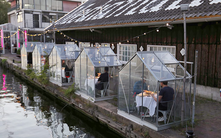 Restoran di Belanda Pakai 'Rumah Kaca' Demi Atasi Wabah Corona, Apa Itu?