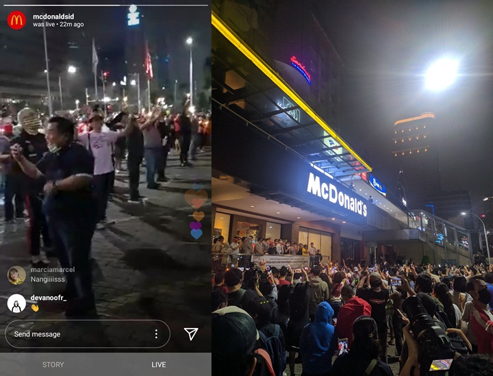 Massa Berkumpul Rayakan Penutupan McDonald\'s Sarinah, Satpol PP DKI Auto \'Ngamuk\'