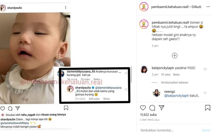 Shandy Aulia Tampar haters