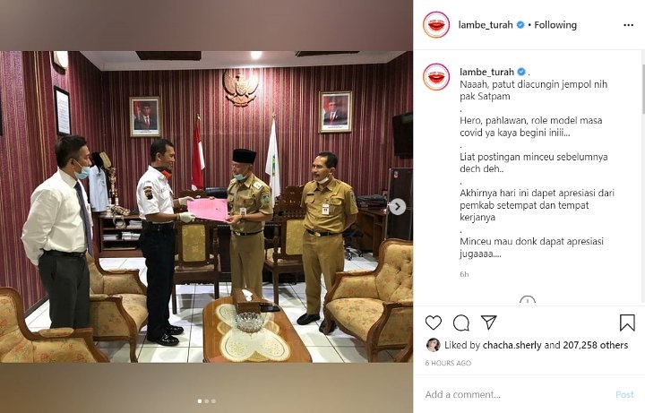 Sempat Viral, Satpam BNI yang Larang Pria Tak Bermasker Masuk ATM Diberi Penghargaan