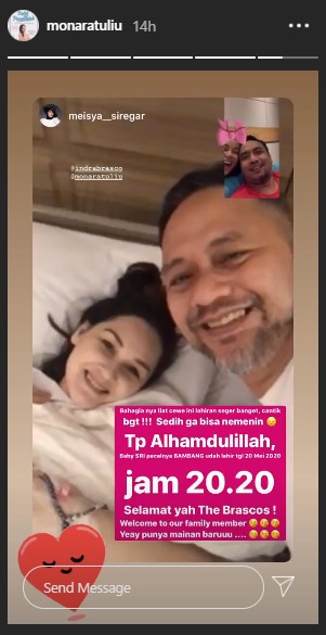 Mona Ratuliu Lahirkan Anak Ke-4, Kesabaran Suami Menanti Di Luar Ruangan Bikin Haru