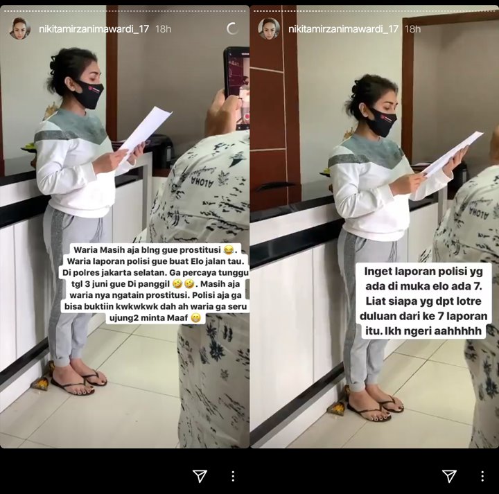 Gebby Vesta Posting Video Mohon Maaf Usai Digerebek, Nikita Mirzani Kecewa?