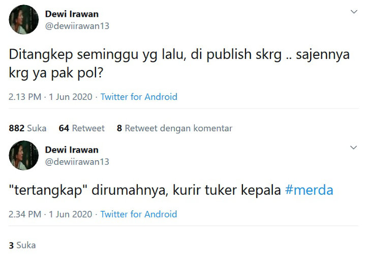 Dewi Irawan Sindir Kejanggalan Penangkapan Dwi Sasono atas Kasus Narkoba