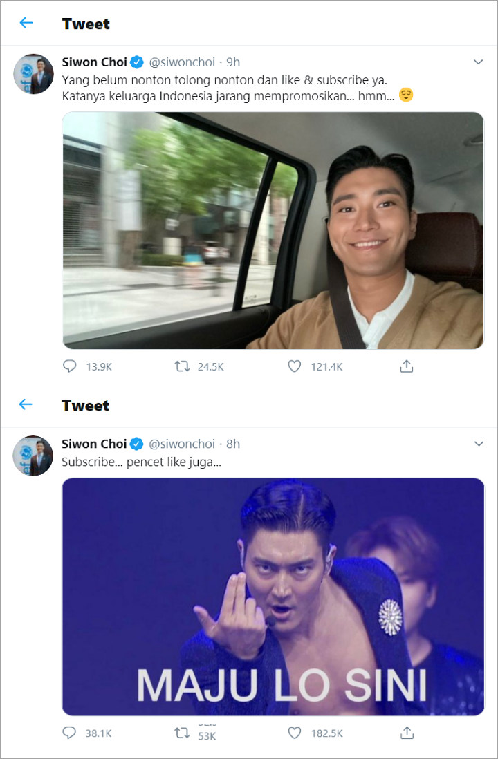 Siwon SuJu Promosi Channel YouTube Pakai Meme Kocak Berbahasa Indonesia, Sampai Dikira Akun Palsu