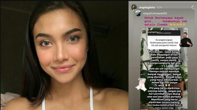 Angela Gilsha Bayangkan Ribetnya Hidup Setelah Menikah Hingga Sebut Takdir Bisa Dirubah