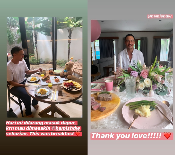 Ulang Tahun, Raisa Dilarang Hamish Daud Masuk Ke Dapur Sehari