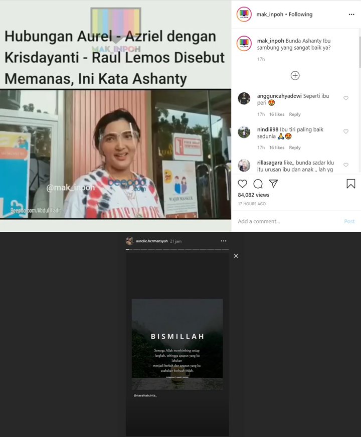 Doa Aurel Terilhami Sikap Ashanty