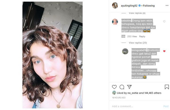 Ayu Ting Ting Disindir Fans Nagita