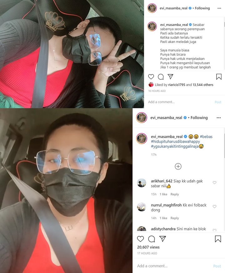 Evi Masamba Curhat